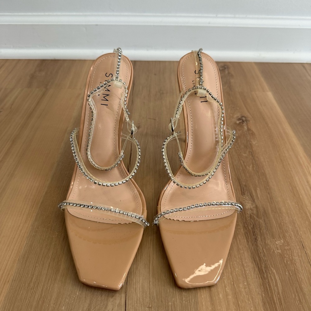 SIMMI London heels with rhinestones